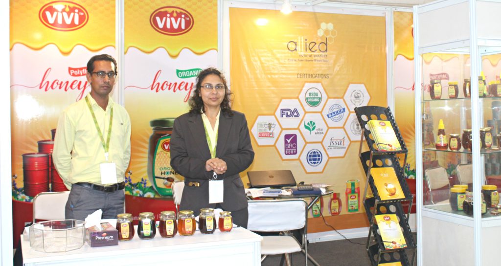 Allied Natural Product displayed their certified organic honey at SIAL India 2018