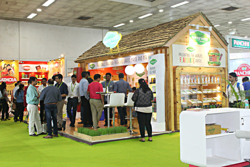 The Wingreens booth at SIAL India 2018