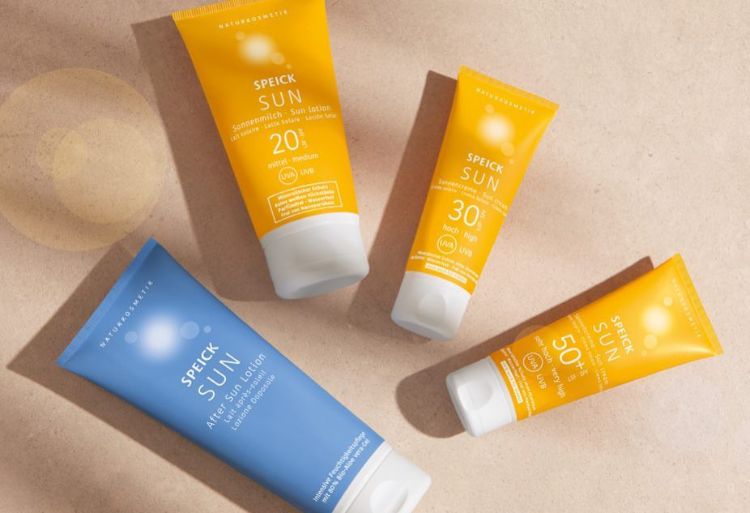 SPEICK SUN lotions with UVA 20, 30 and 50+, SPEICK SUN after sun lotion