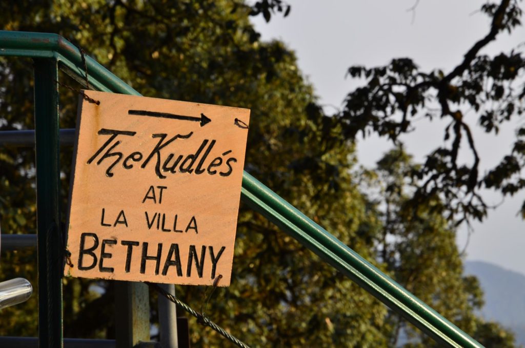 The entrance of La Villa Bethany in Landour, Mussoorie - Photo by Bharatwd