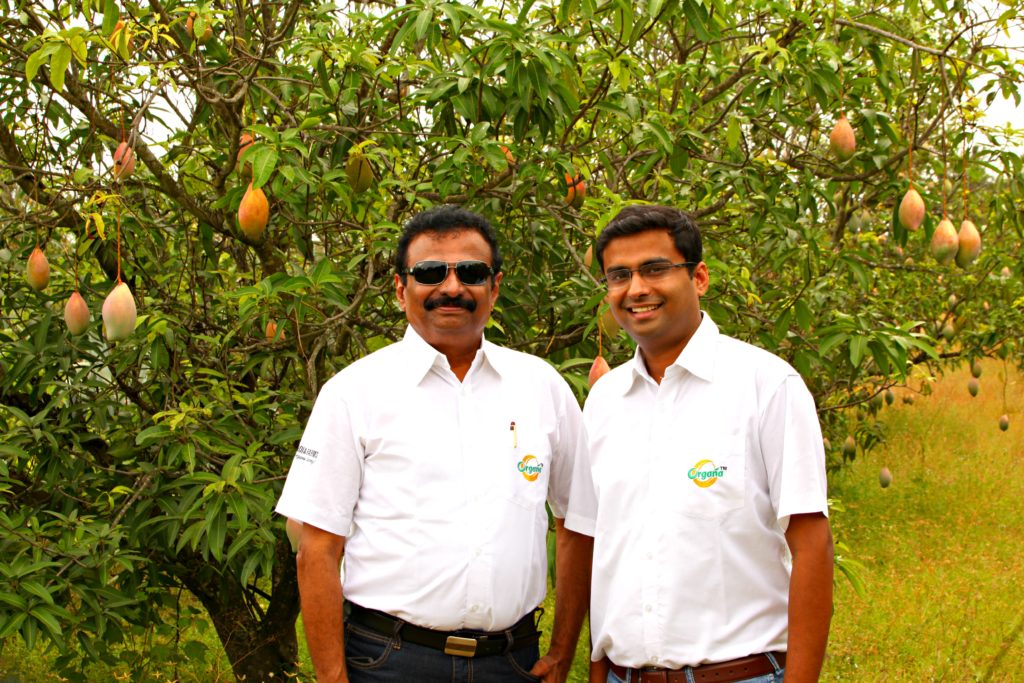 Durairaj Rangaswamy (left) and Gopinath Durairaj-Mother India Farms, India