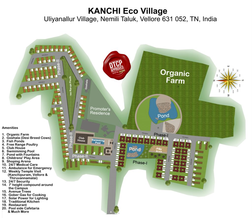 Kanchi Eco Village layout map