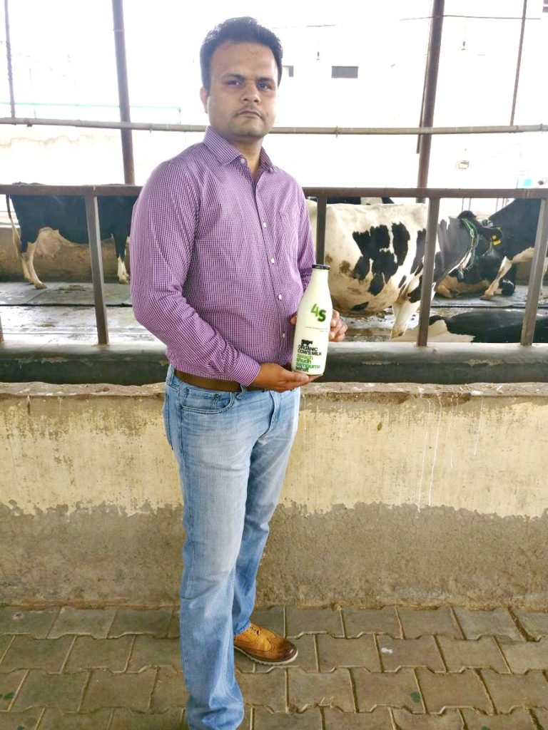 Gajender Yadav-founder of 4S Milk