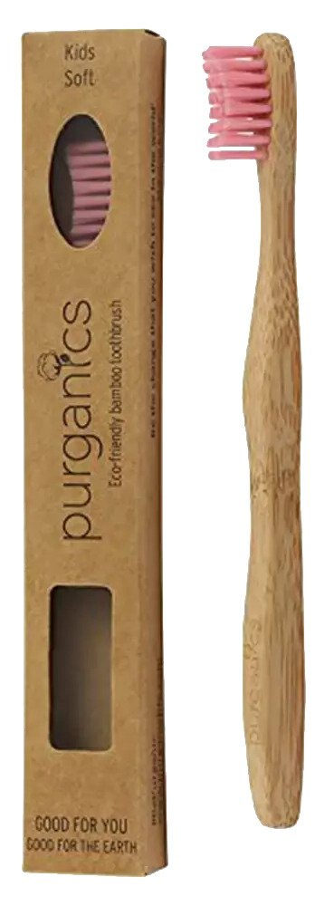 Product Review of Purganics Kids Bamboo Toothbrush, Soft