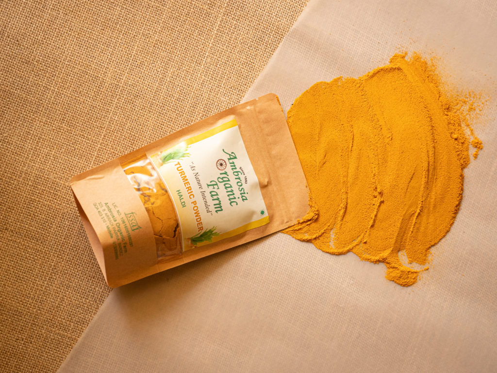 Organic turmeric from Ambrosia Organic Farm - Pure & Eco India