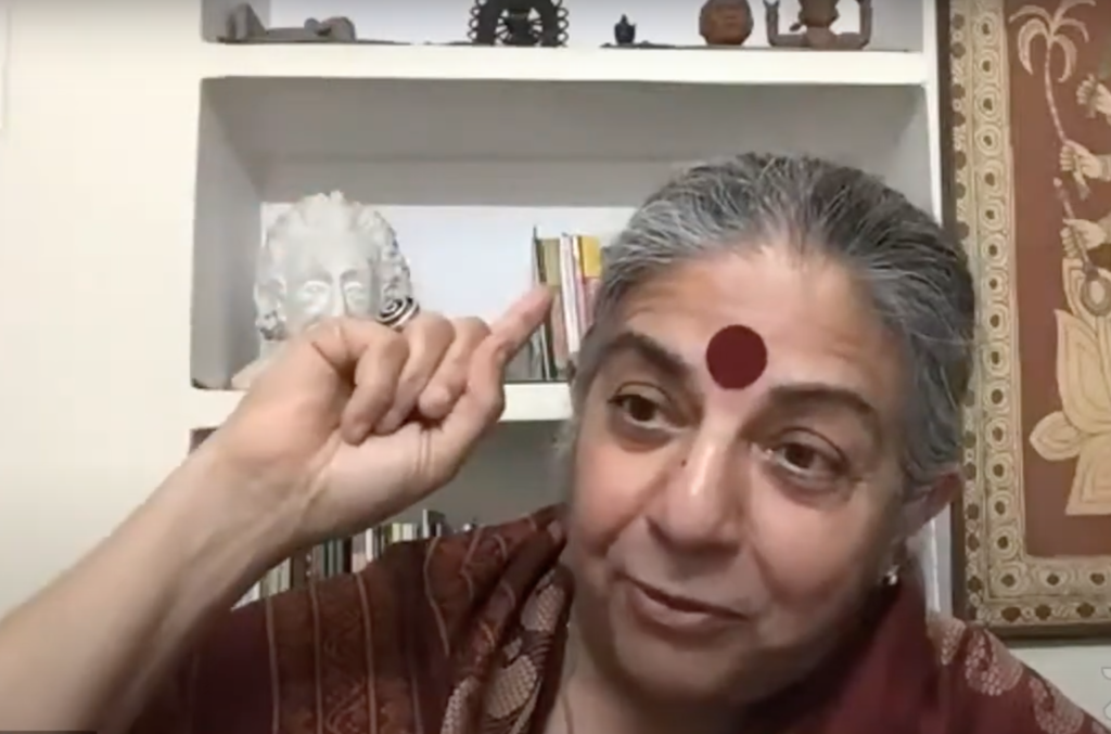 Dr Vandana Shiva, Food Sovereignty Advocate and Founder, Navdanya-Pure & Eco India