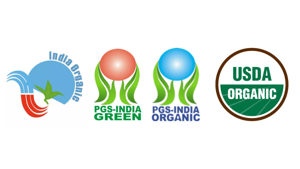 Organic logo identification India-Pure & Eco India