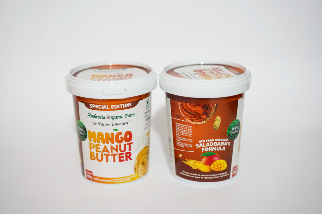 Mango peanut butter by Ambrosia Organic Farms-Pure & Eco India