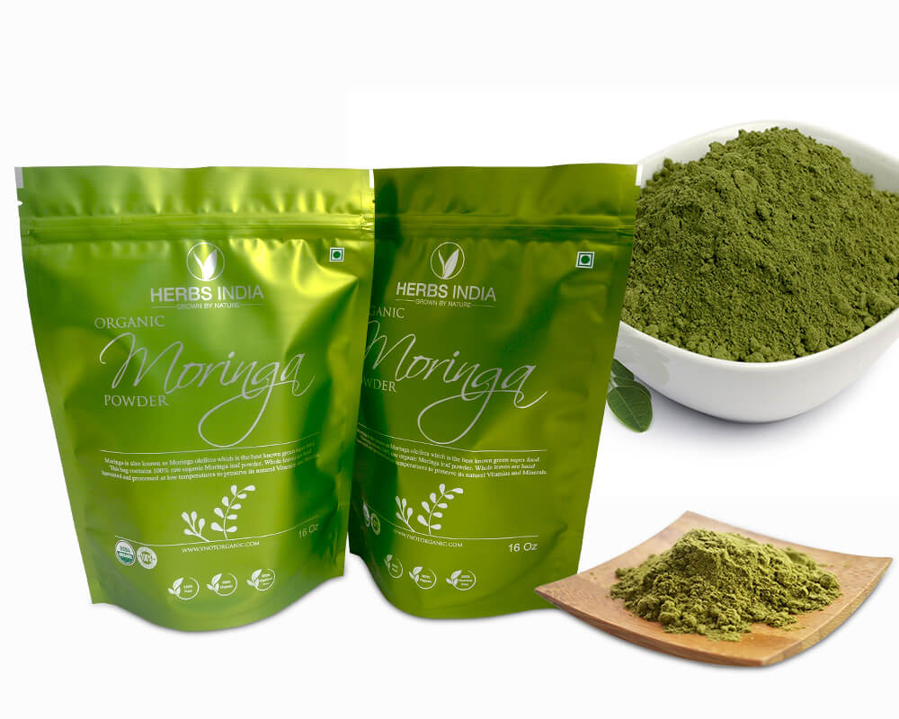 Herbs India moringa powder-Pure & Eco India