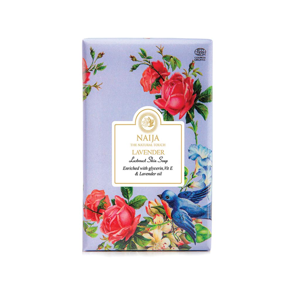 Naija Organic Lavender Soap 100 gm-Front-Pure & Eco India